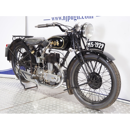 853A - AJS M5 motorcycle. 1929. 350cc
Frame No. M114427
Engine No. M5-114427
Runs and rides but will requir... 
