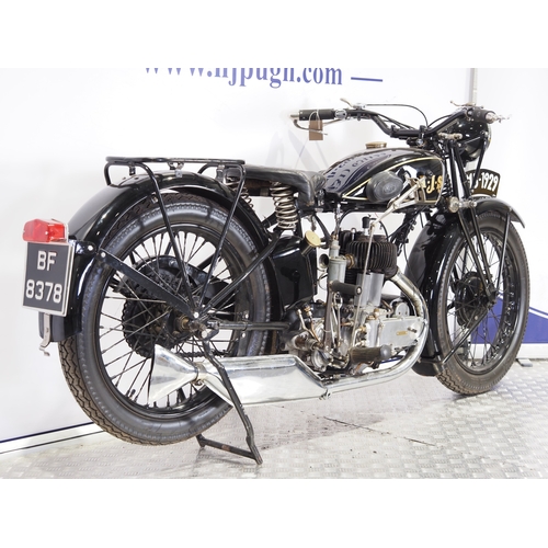 853A - AJS M5 motorcycle. 1929. 350cc
Frame No. M114427
Engine No. M5-114427
Runs and rides but will requir... 