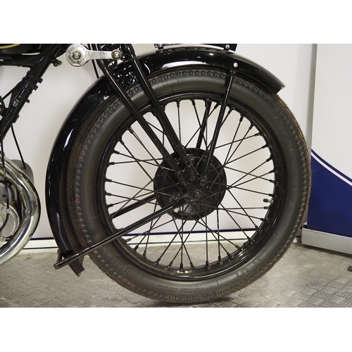 853A - AJS M5 motorcycle. 1929. 350cc
Frame No. M114427
Engine No. M5-114427
Runs and rides but will requir... 