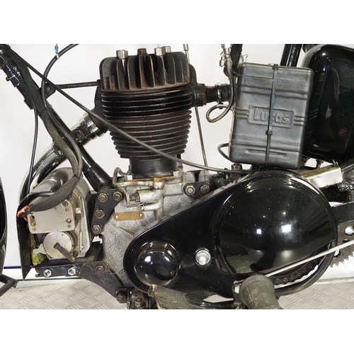 853A - AJS M5 motorcycle. 1929. 350cc
Frame No. M114427
Engine No. M5-114427
Runs and rides but will requir... 