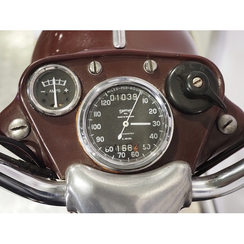 855A - Ariel Red Hunter motorcycle. 1958. 500cc
Frame No. APR9754
Engine No. LC897
Runs and rides. Older re... 
