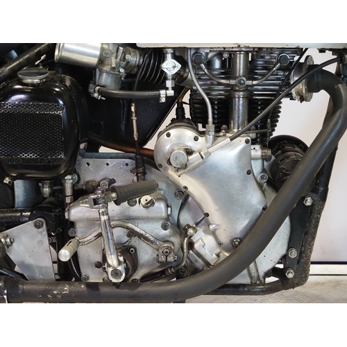 856 - Velocette Thruxton motorcycle. 1966. 
Frame No. RS18881
Engine No. VMT 396
Runs and rides but may re... 