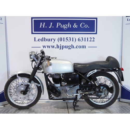 856 - Velocette Thruxton motorcycle. 1966. 
Frame No. RS18881
Engine No. VMT 396
Runs and rides but may re... 