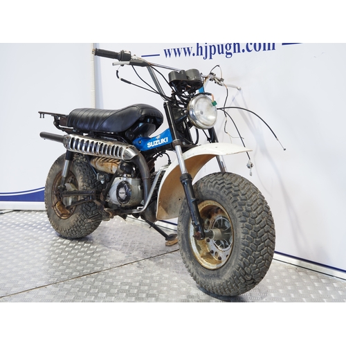 Suzuki RV90 motorcycle project. Frame No. RV90-101235 Engine No. RV90 ...