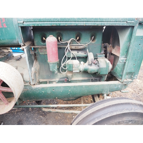 116 - Oliver 90 tractor. Petrol paraffin. Engine turns over. S/n 510860. Reg GTA 509