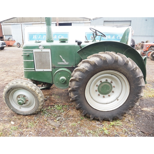 118 - Field Marshall Series 2 tractor. Diesel. Engine turns over. S/n 5939. Fitted with lighting kit, winc... 