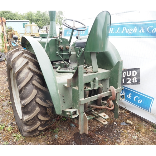 118 - Field Marshall Series 2 tractor. Diesel. Engine turns over. S/n 5939. Fitted with lighting kit, winc... 
