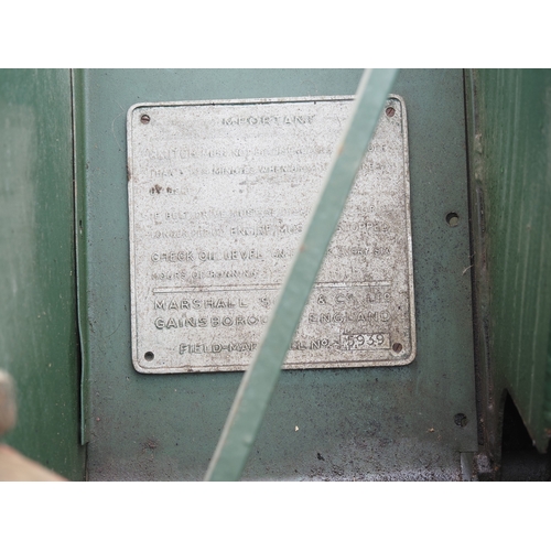 118 - Field Marshall Series 2 tractor. Diesel. Engine turns over. S/n 5939. Fitted with lighting kit, winc... 