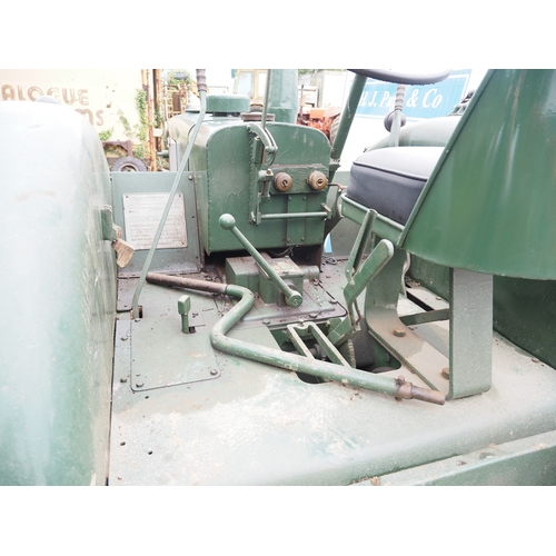 118 - Field Marshall Series 2 tractor. Diesel. Engine turns over. S/n 5939. Fitted with lighting kit, winc... 