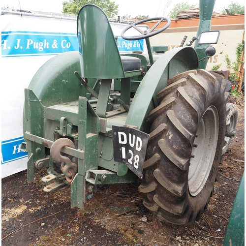 118 - Field Marshall Series 2 tractor. Diesel. Engine turns over. S/n 5939. Fitted with lighting kit, winc... 