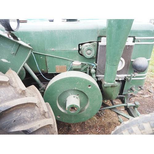 118 - Field Marshall Series 2 tractor. Diesel. Engine turns over. S/n 5939. Fitted with lighting kit, winc... 