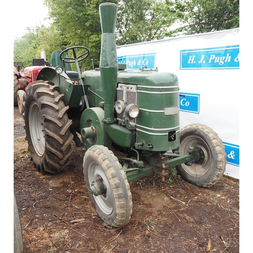 118 - Field Marshall Series 2 tractor. Diesel. Engine turns over. S/n 5939. Fitted with lighting kit, winc... 