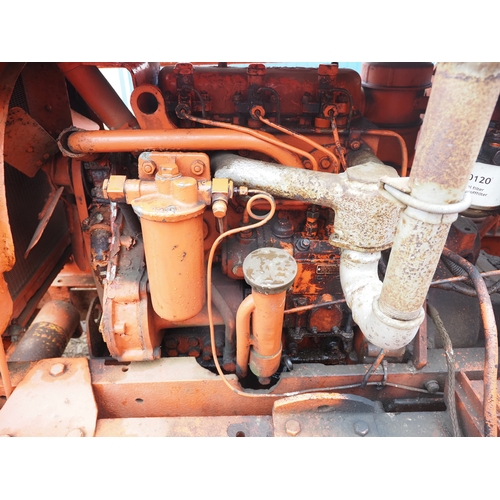 113 - Allis Chalmers WF tractor. Diesel. Runs and drives. S/n WF2047. Fitted with Perkins P3 engine, Wheel... 