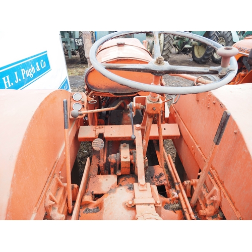 113 - Allis Chalmers WF tractor. Diesel. Runs and drives. S/n WF2047. Fitted with Perkins P3 engine, Wheel... 