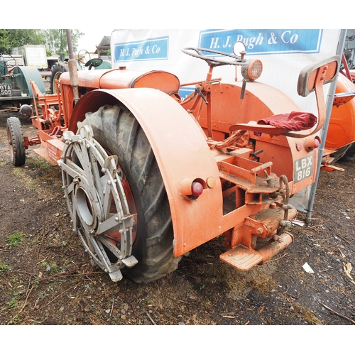 113 - Allis Chalmers WF tractor. Diesel. Runs and drives. S/n WF2047. Fitted with Perkins P3 engine, Wheel... 