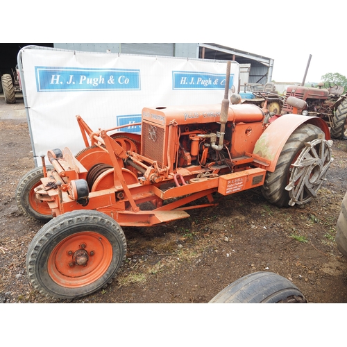 113 - Allis Chalmers WF tractor. Diesel. Runs and drives. S/n WF2047. Fitted with Perkins P3 engine, Wheel... 