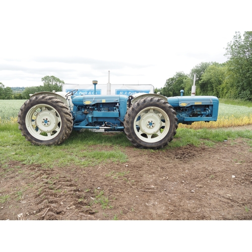 Fordson Doe Triple D Dual Drive tractor. Diesel. Runs and drives. Early restoration. Matching S/n D352. Reg. 467 YWC