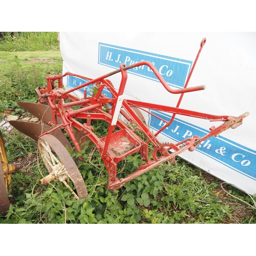 74 - R.A Lister Cockshut 2 furrow trailed plough