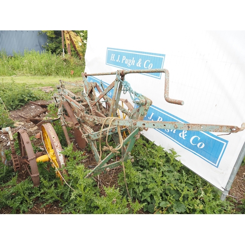 73 - Massey Harris 2 furrow trailed plough
