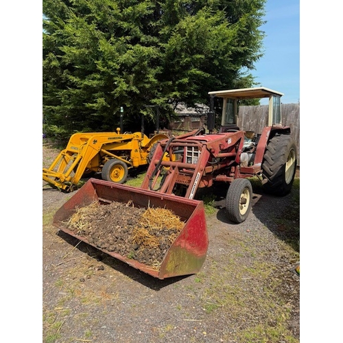 International 475 tractor with Quicke 3260 loader. Showing 4845 hours. Runs, in regular use. Reg. MSW 771R