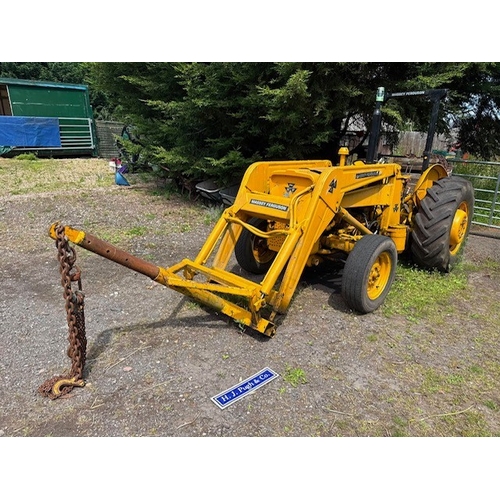 Massey Ferguson Industrial loader tractor. With loading job and rear weight block