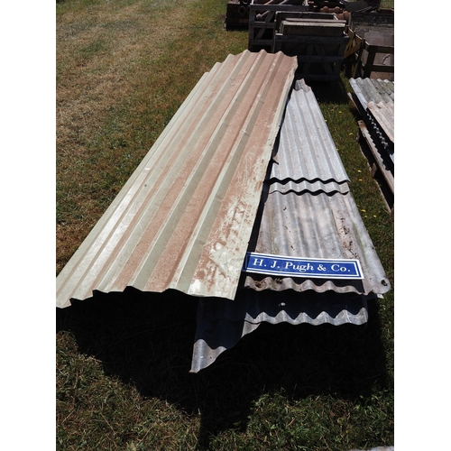 11 - Mixed reclaimed roof sheets