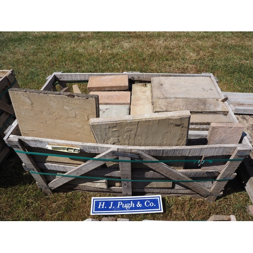 17 - Mixed patio slabs