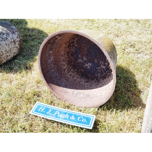 2 - Cast iron cauldron 2ft