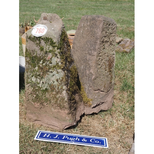 760 - Staddle stone bases - 2