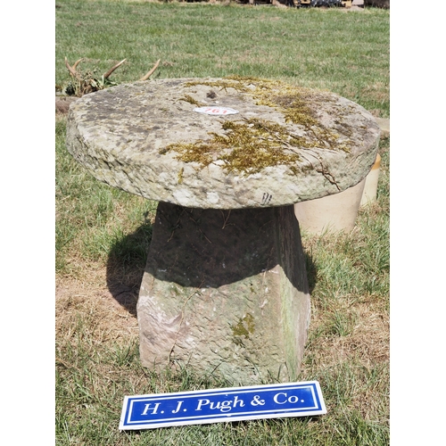 761 - Large staddle stone