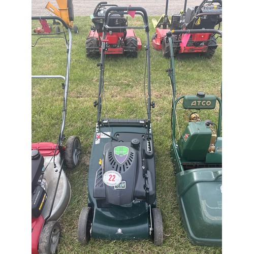 22 - Hayter Harrier 48 roller mower, in working order