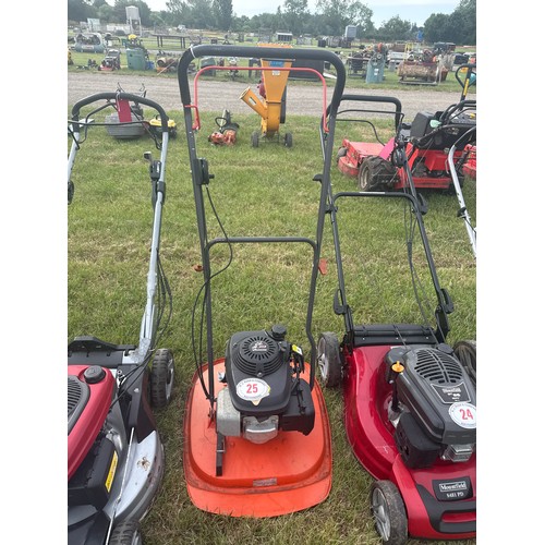 25 - Husqvarna hover mower, non runner