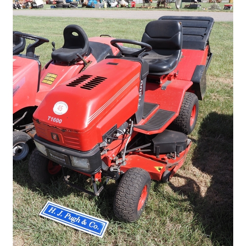 45 - Westwood T1800H ride on mower, condition unknown. Key in office