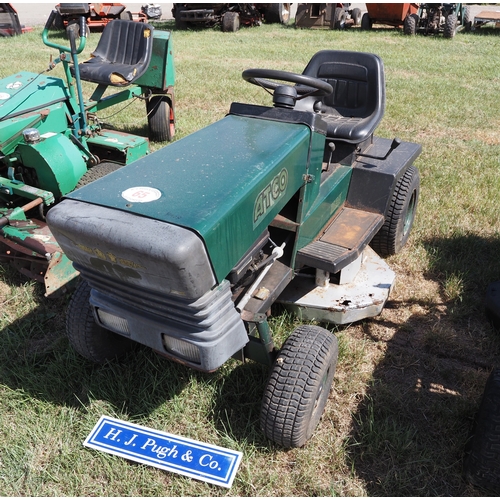 65 - Atco 1136 ride on mower. Key in office