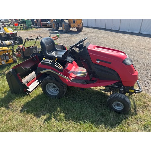 2 - Countax garden tractor with collection box. No deck. Runs, new battery has been installed, otherwise... 