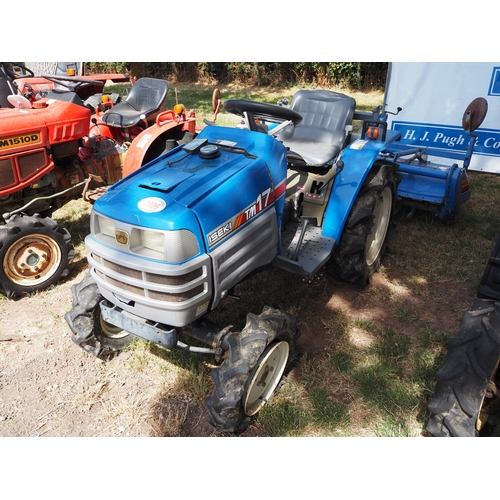 2006 - Iseki TM17 4WD compact tractor and Iseki JRM13 tiller. Key in office