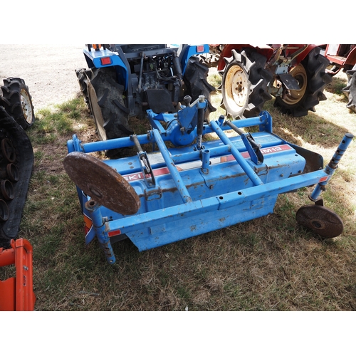 2006 - Iseki TM17 4WD compact tractor and Iseki JRM13 tiller. Key in office