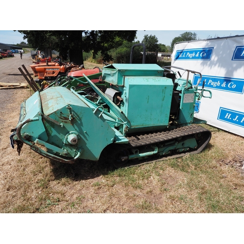 2009 - Baroness HM1700 tracked pedestrian flail. Key in office