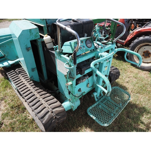 2009 - Baroness HM1700 tracked pedestrian flail. Key in office
