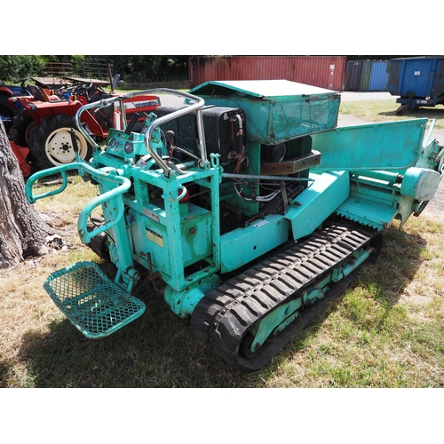 2009 - Baroness HM1700 tracked pedestrian flail. Key in office