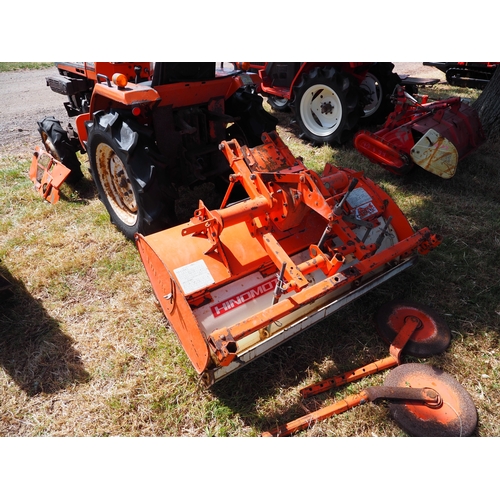 2014 - Hinimoto C174 4WD compact tractor with Hinimoto C1220S tiller. Key in office