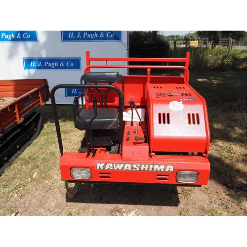 2017 - Kawashima tracked truck. Key in office