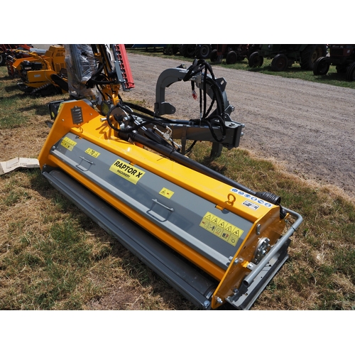 2028 - Raptor AGFH 220 offset verge flail mower, unused