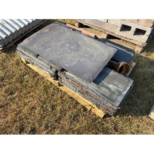 25 - Pallet of roofing slates