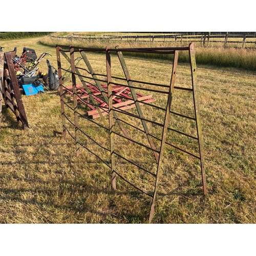 26 - Wrought iron estate hurdles 6ft - 2