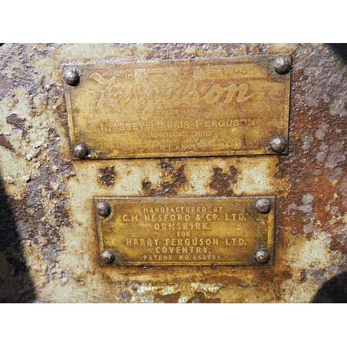 1709 - Ferguson winch. Type VU-E-20. S/n 1265. Badged