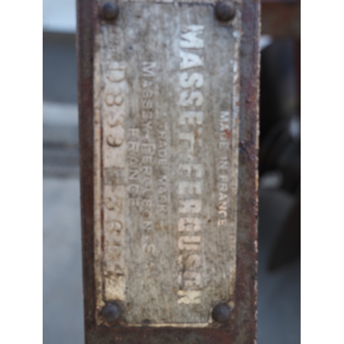 1720 - Massey Ferguson offset disc harrow with rear disc wheel. Type D839. S/n 3601. Badged