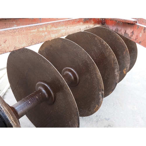 1720 - Massey Ferguson offset disc harrow with rear disc wheel. Type D839. S/n 3601. Badged