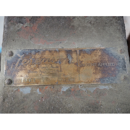 1733 - Ferguson hammer mill. Type H-LE-A20. S/n 1163. Badged
