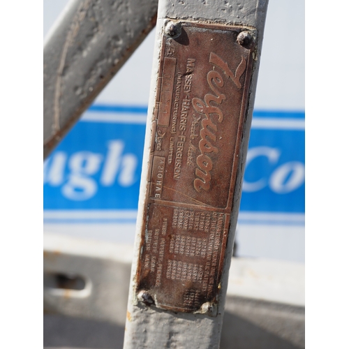 1740 - Ferguson 2 furrow plough with discs, skimmers and rear wheel furrow crackers. Type A210 HAE. S/n 041... 